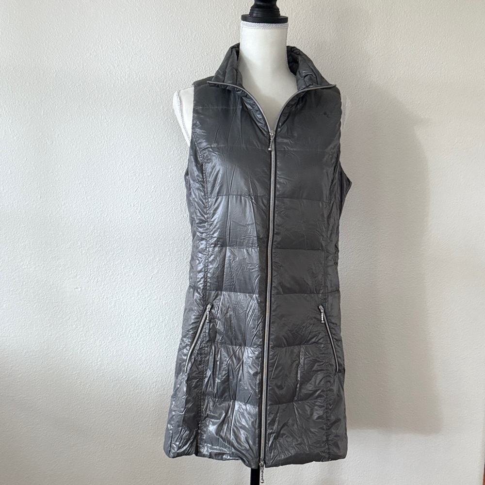 Coatology Long Down Vest Size M